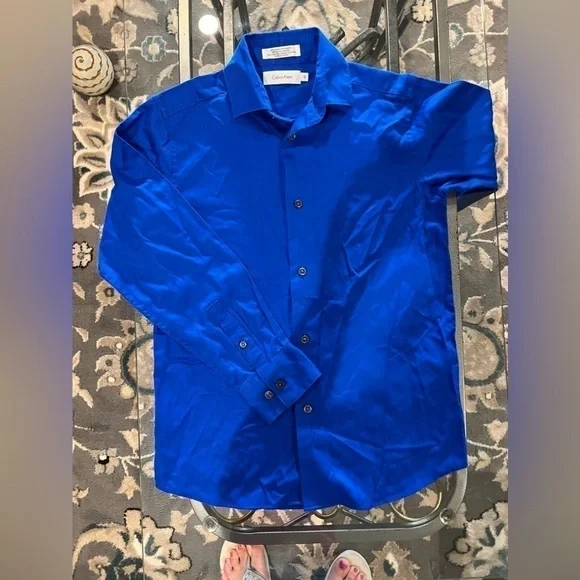 Boys Calvin Klein shirt size 10 - Picture 2 of 4